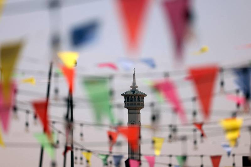 Ramadan decorations in Dubai before the Muslim holy fasting month. AFP