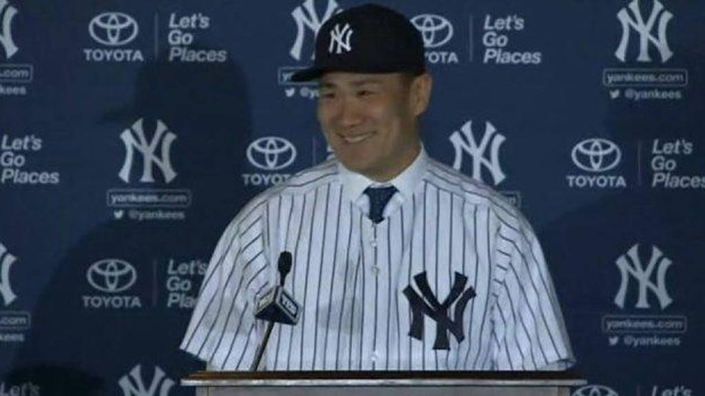 The New York Yankees officially introduce Masahiro Tanaka 