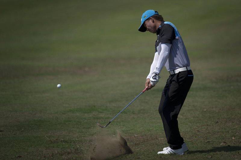 Myanmar professional golfer Aung Win. Ye Aung Thu / AFP