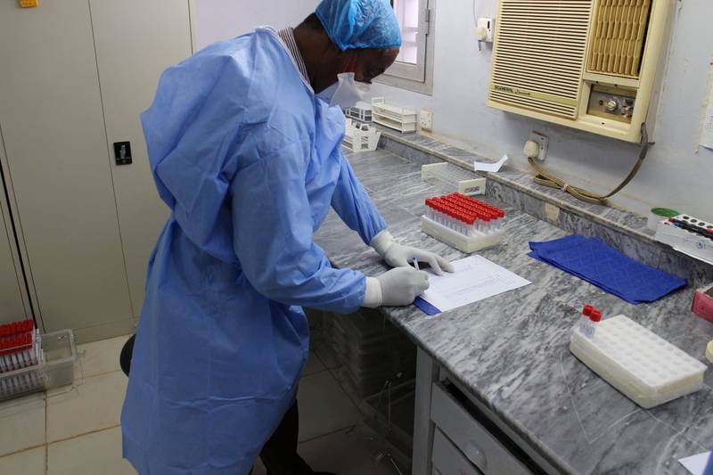 Concerns were raised after Sudan's National Public Health Laboratory in Khartoum was taken over. Reuters