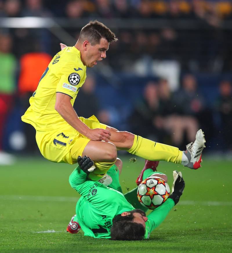 LIVERPOOL RATINGS: Alisson Becker – 7. The Brazilian was let down by his defence for the goals but, when he was needed, he stepped up. His one-on-one save from Lo Celso was brilliant.
Getty