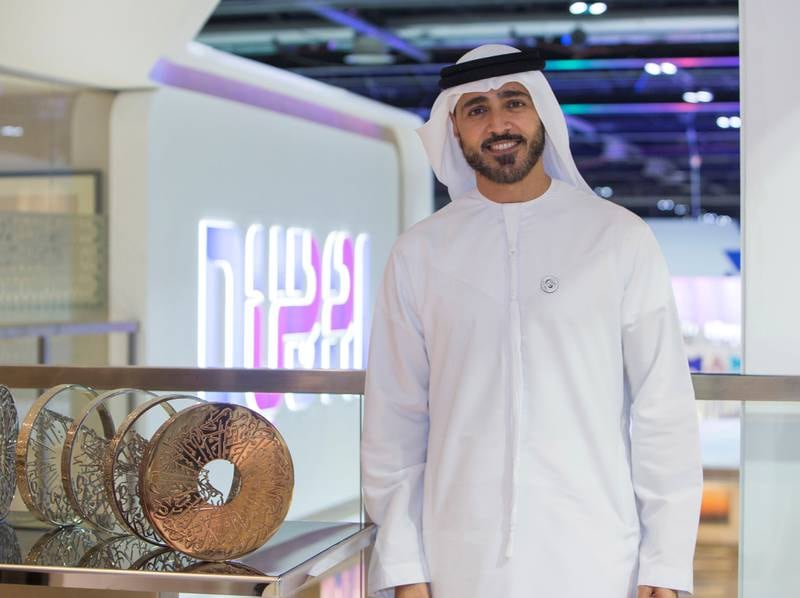 DUBAI, UNITED ARAB EMIRATES, 22 APRIL 2018 - Issam Kazim, CEO, DCTCM (Dubai Tourism) at the 25th Arabian Travel Market, Dubai. Leslie Pableo for the National for Sarah Townsend’s story