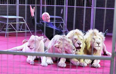  The Latino Circus in Dubai has faced criticism over its use of animals in the production.