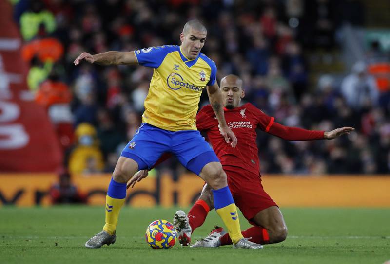 Oriol Romeu - 3: The Spaniard was always a step or two behind the opposition midfield and offered little creativity. He was careless in possession should have done more to prevent Van Dijk scoring. Reuters