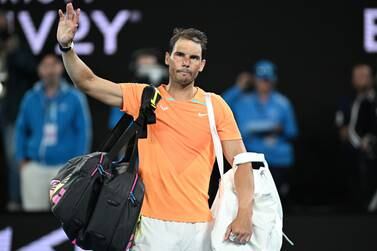 Rafael Nadal of Spain walks off after losing his match against Mackenzie McDonald of the USA during the 2023 Australian Open tennis tournament at Melbourne Park in Melbourne, Australia, 18 January 2023.   EPA / JAMES ROSS AUSTRALIA AND NEW ZEALAND OUT