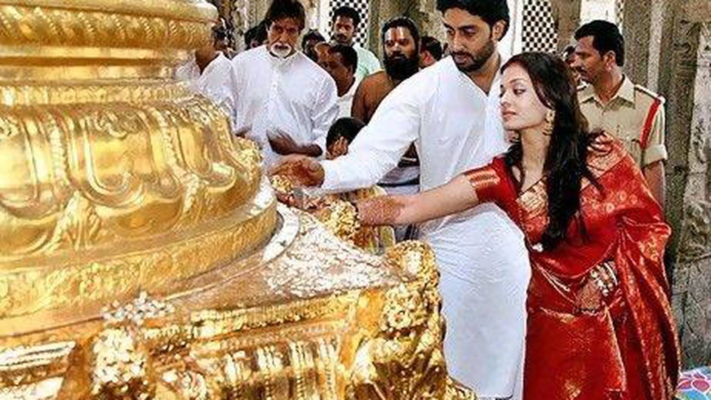 Gifts of gold wane at Indian temples