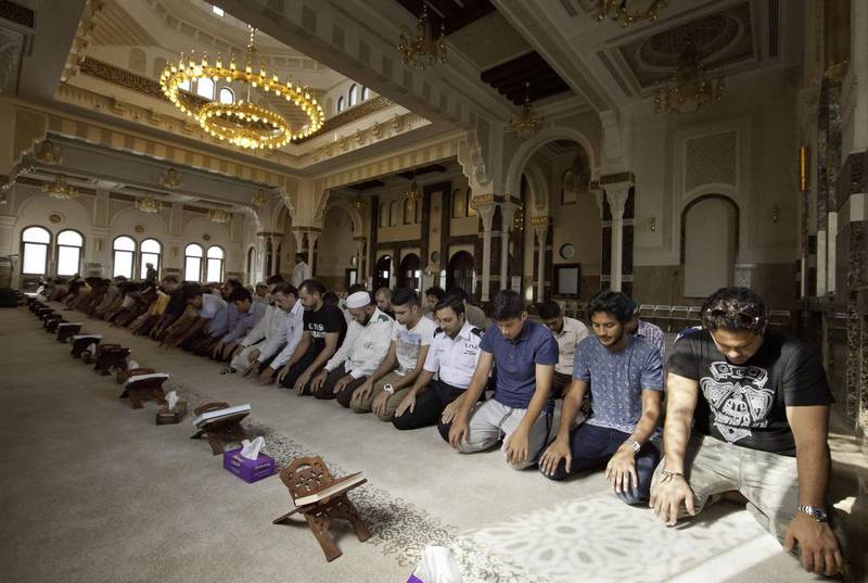 A lifetime of regular prayer, plus increasing levels of obesity in the UAE are significant contributory factors in the rise of Muslims requiring knee-replacement surgery, according to local doctors. Jaime Puebla / The National