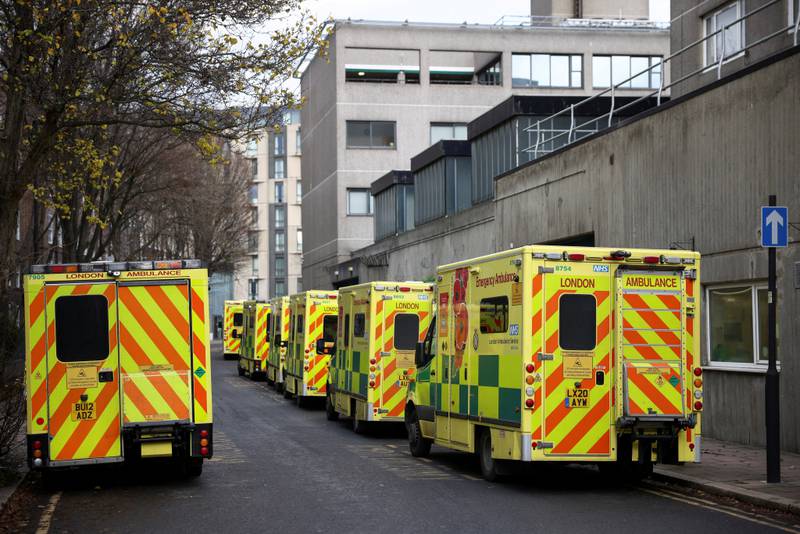 The latest data from the NHS, which has been hit by strikes by nurses and paramedics, shows the number of flu patients in hospitals is up sharply. Reuters