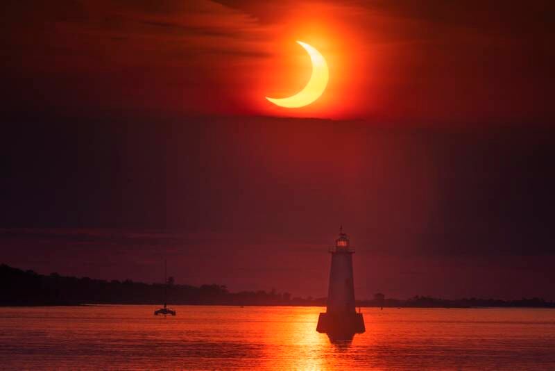 Sachin Jagtap captured this ‘ring of fire’ solar eclipse on June 10 from the New Jersey shoreline.