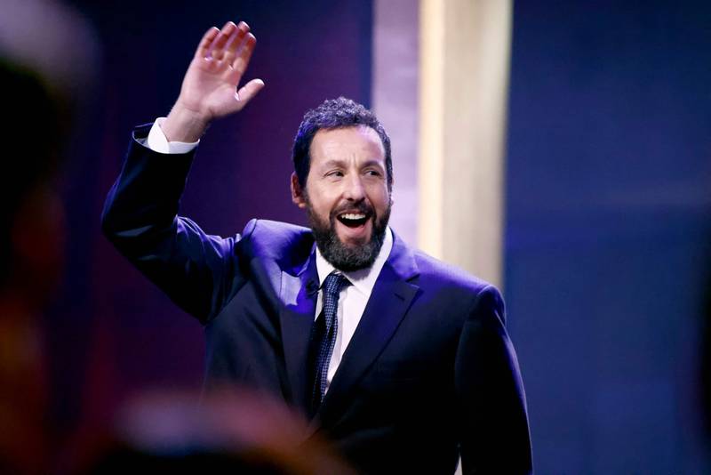 Adam Sandler during the 24th Mark Twain Prize For American Humour event at Kennedy Centre on March 19, 2023 in Washington DC. Getty Images via AFP