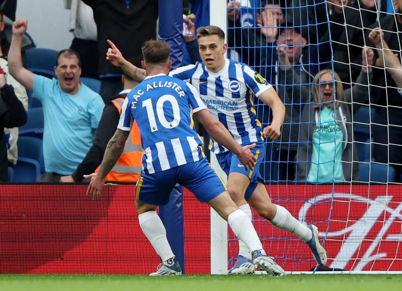 Right wing: Leandro Trossard (Brighton) - Ran Manchester United ragged and scored Brighton’s fourth after assisting their second and third goals. As poor as United were, Brighton were brilliant and Trossard spearheaded their display. Reuters