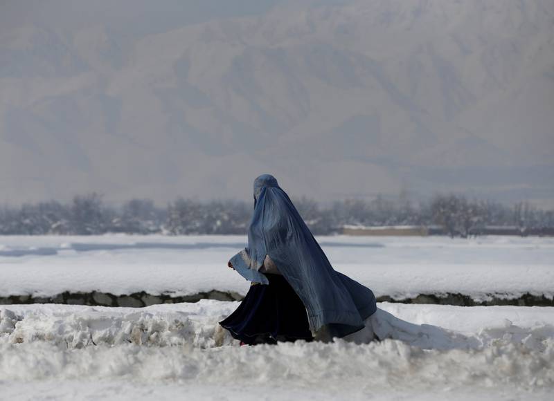 Temperatures are already starting to drop in Kabul and snow and ice could soon hinder flights in and out of Hamid Karzai International Airport. Reuters 