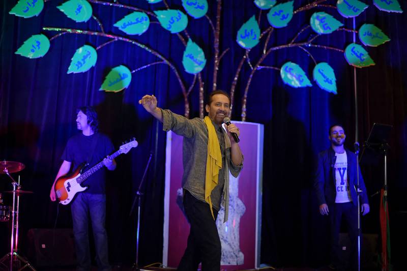 Farhad Darya commands a regional fan base with songs sung in Dari, Pashto, Hindi and Uzbek. AFP