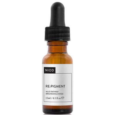 Kojic acid is a lightening agent that treats pigmentation and age spots. Seen here, NIOD RE: Pigment Serum 15ml, Dh140, www.lookfantastic.ae