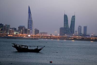 FILE PHOTO: General view of Bahrain's financial district in Manama, Bahrain, June 20, 2019. REUTERS/ Hamad I Mohammed/File Photo