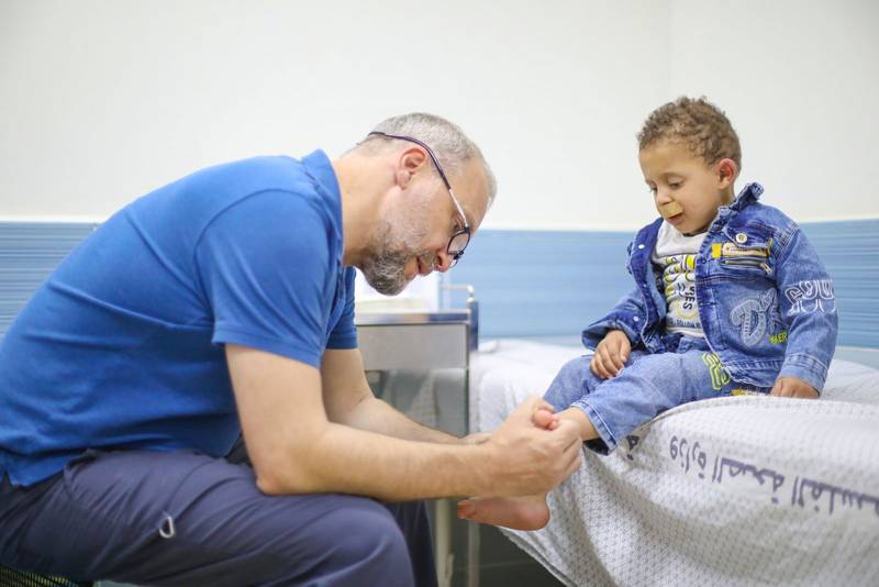 Dr Marc Sinclair has been working for the Palestine Children’s Relief Fund in Gaza for 12 years. Photo: Dr Marc Sinclair