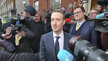 Facebook CEO Mark Zuckerberg uses outsourcing firms to employ content moderators. PA