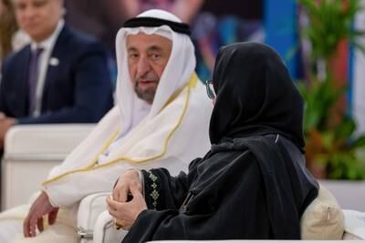 Sheikh Dr Sultan bin Muhammad Al Qasimi, Ruler of Sharjah, has emphasised the need to protect the Arabic language. Photo: Sharjah Media Council