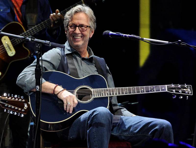 Eric Clapton will go on a US concert tour in September. AP