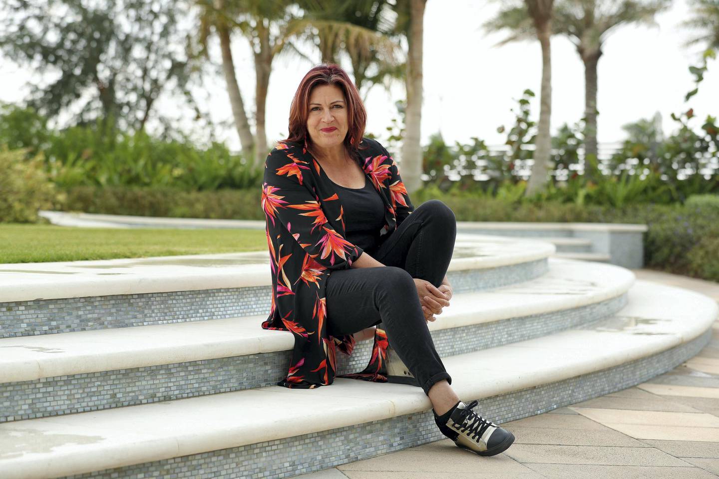 Dubai, United Arab Emirates - Reporter: Katy Gillett: Paula Newby for a story about women who have gone through the menopause. Monday, January 27th, 2020. The Palm, Dubai. Chris Whiteoak / The National