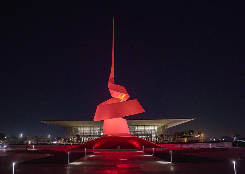 Some of Sharjah's most impressive public landmarks were part of the show