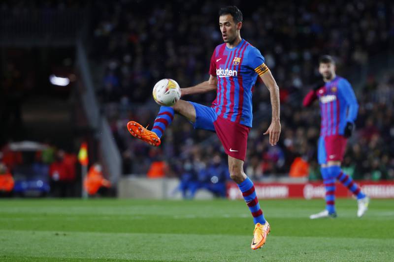 Sergio Busquets – 7. Went down in the first minute and it looked serious, but he was soon back up on his feet. Tried to work the passes forward against a formidable foe and set up Dembele on 70. Booked. AP
