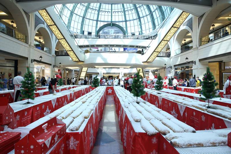 The Central Galleria at Dubai's Mall of the Emirates will be hosting its 12th Annual Stollen Charity Cake Sale on December 7