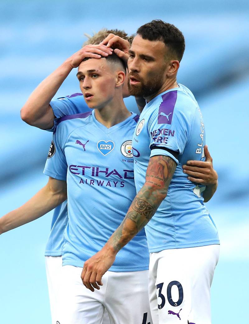 Nicolas Otamendi - 7: Easy night as the City defence was rarely troubled. Getty