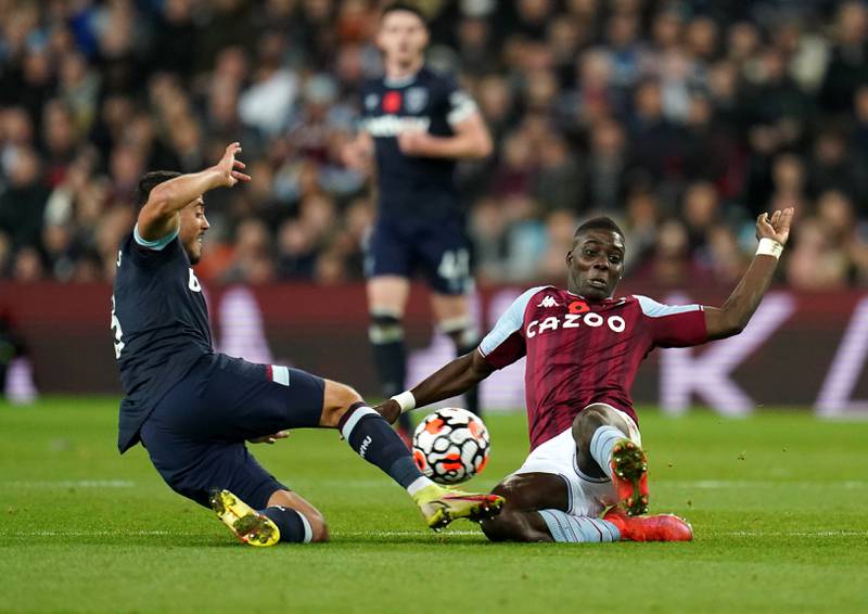 Marvelous Nakamba - 6: Some meaty challenges in middle of park from the recalled Zimbabwean who was on the receiving end of a poor tackle himself from Fornals in second half. Stuck to his task up against an in-form Hammers midfield. PA