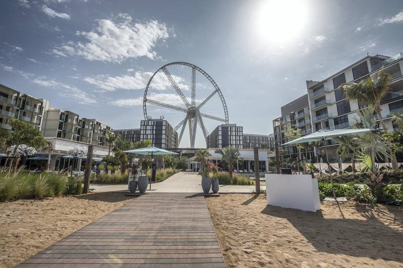 DUBAI, UNITED ARAB EMIRATES - A visit Covebeach at  Meraas BlueWater.  Leslie Pableo for The National