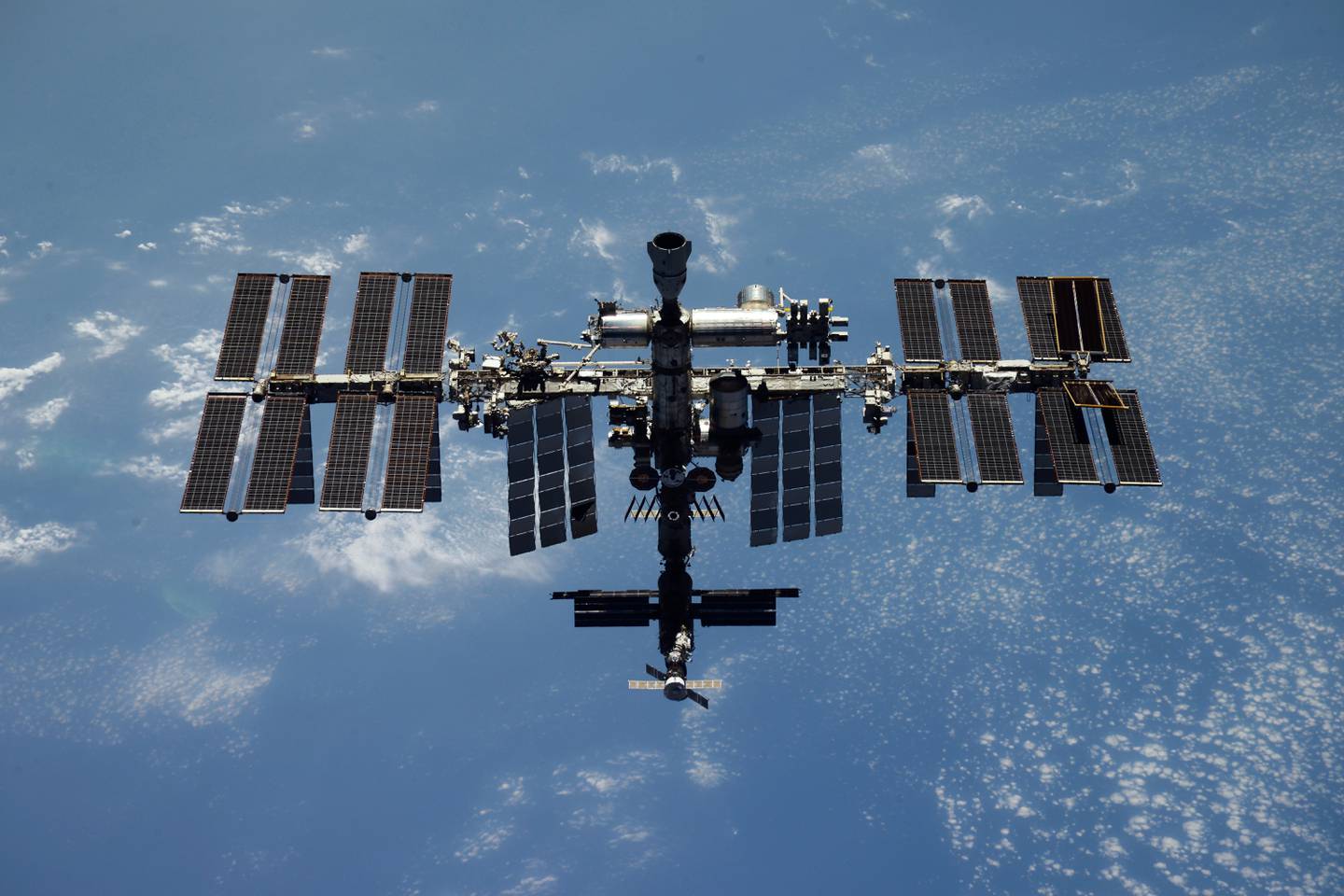 With 5km-wide solar panels and- at several times the size of the International Space Station above, the structure would have to be assembled in space, with parts sent up via numerous rocket launches. AP