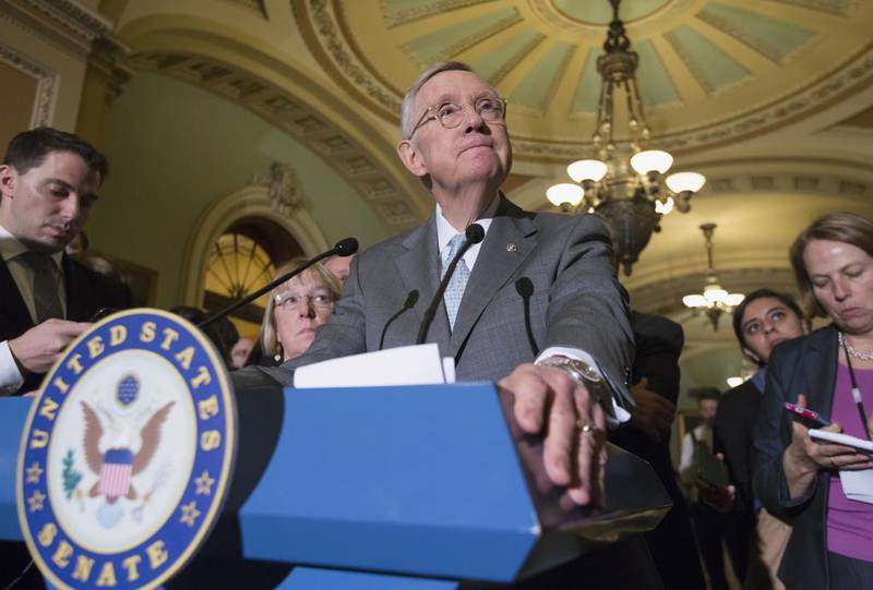 The initial funding of the Advanced Aviation Threat Identification Programme came largely at the request of former Senate Democratic leader Harry Reid. J. Scott Applewhite/AP Photo