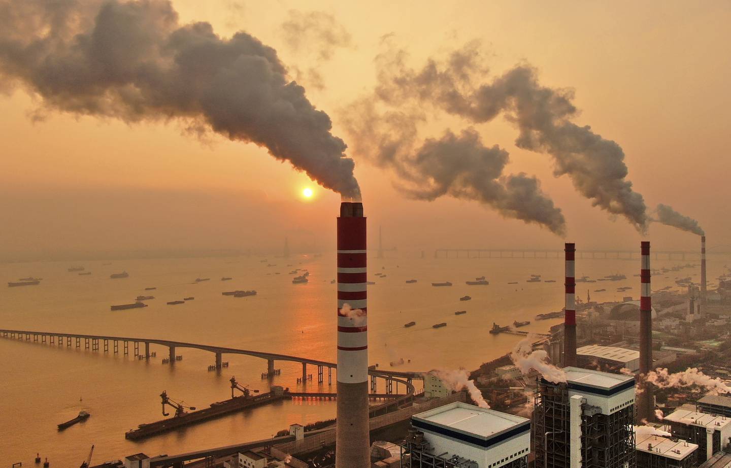A coal-fired power plant in China, the world's biggest consumer of the polluting fuel. AP 