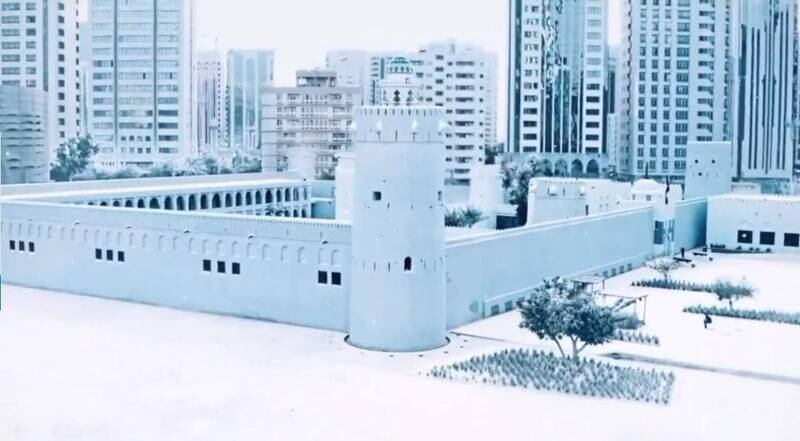 Visit Abu Dhabi posted a video showing what the capital would look like blanketed in snow. Pictured here is Qasr Al Hosn fort. All photos: @VisitAbuDhabi / Twitter