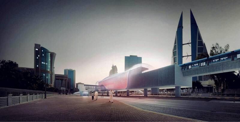 An artist's impression of the planned Bahrain Metro. Bahrain’s transport ministry will “soon” begin calling for bids. Photo: IDOM