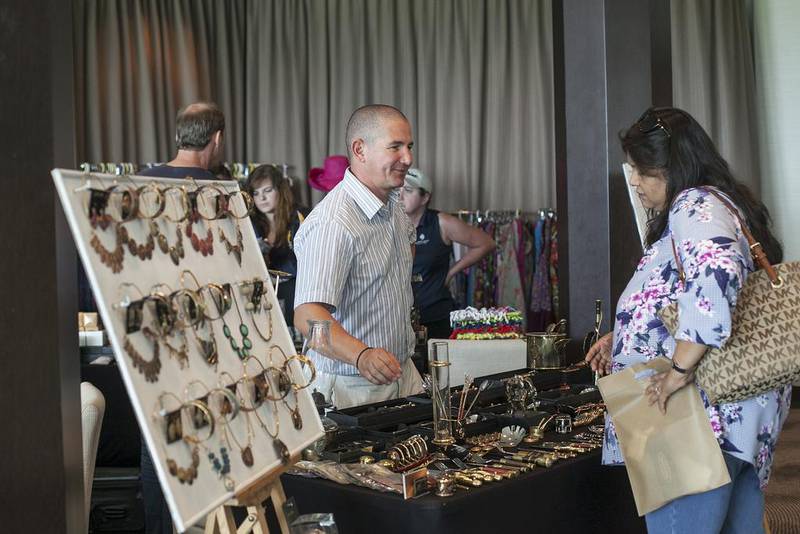 The Shopping Soiree is held at The Westin Abu Dhabi Golf Resort and Spa, from 10am to 2pm today (March 20). Mona Al Marzooqi/ The National 