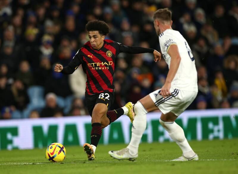 Rico Lewis 7 – Looked at ease in his Premier League debut with plenty of intricate touches to link play. Teed up Grealish in the first half. Booked in the second for a foul on Gnonto and was replaced by Cancelo after 68 minutes. 
EPA
