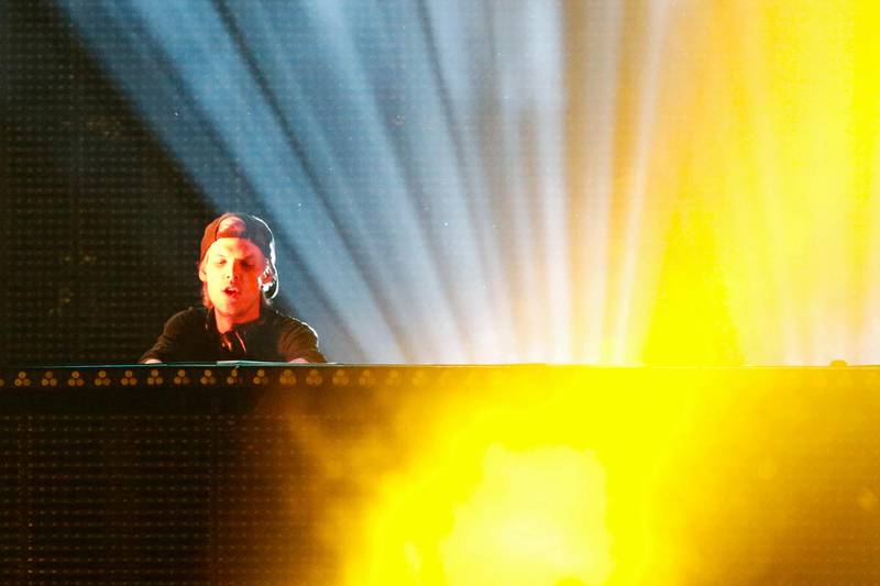 DJ Avicii performs during a concert at Brooklyn's Barclay's Center in New York June 28, 2014.  REUTERS/Eduardo Munoz (UNITED STATES - Tags: ENTERTAINMENT)