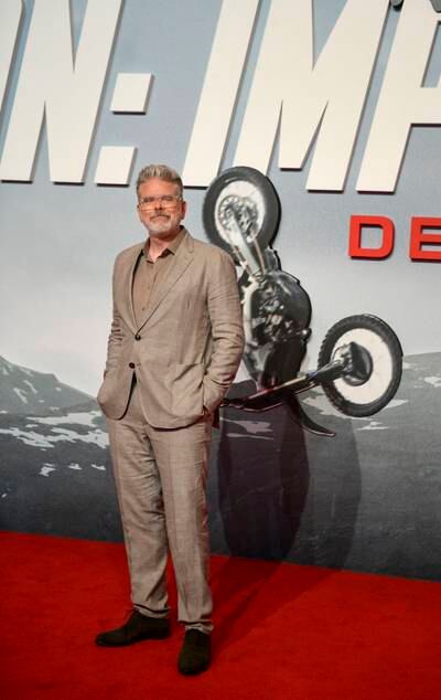 Director McQuarrie on the red carpet 