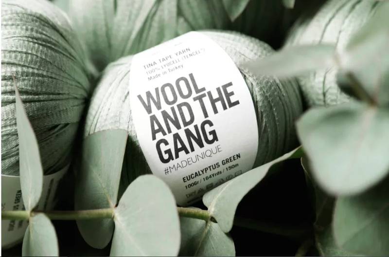 Yarn made from eucalyptus by Wool and the Gang. Photo: Wool and the Gang