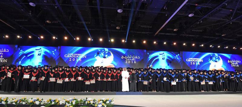 1,464 male and female undergraduate and graduate candidates received awards at the ceremony.