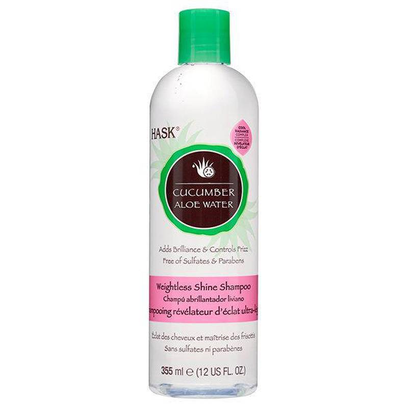 Hask: The Cucumber Aloe Water Shampoo and Conditioner by Hask are free from sulphates, parabens, phthalates and gluten, ensuring a fresh, cool scalp and healthy hair with natural ingredients. Available at www.glambeaute.com; from Dh29