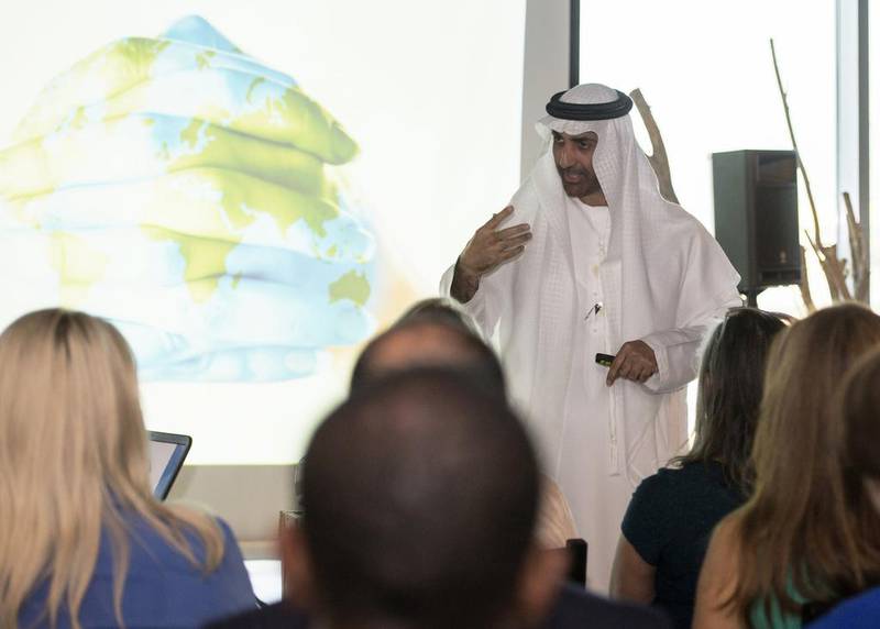 Dr Sheikh Abdulaziz Al Nuaimi says it is up to the nation’s young people to protect and nurture water resources and secure a ‘blue peace’ for the region and the world. Vidhyaa for The National