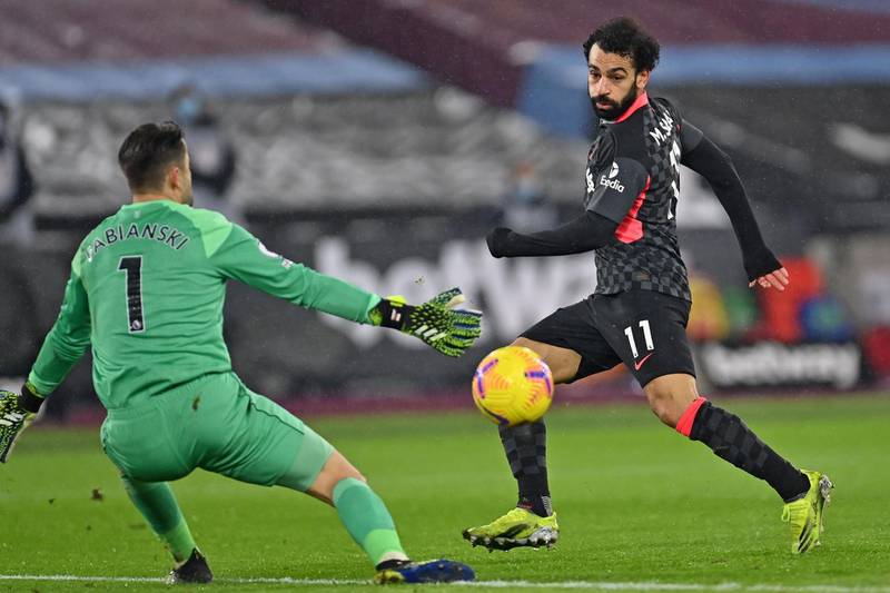 WEST HAM RATINGS: Lukasz Fabianski - 5. The Pole was beaten three times despite not being tested for most of the first hour. He could not be blamed for any of the goals. AFP