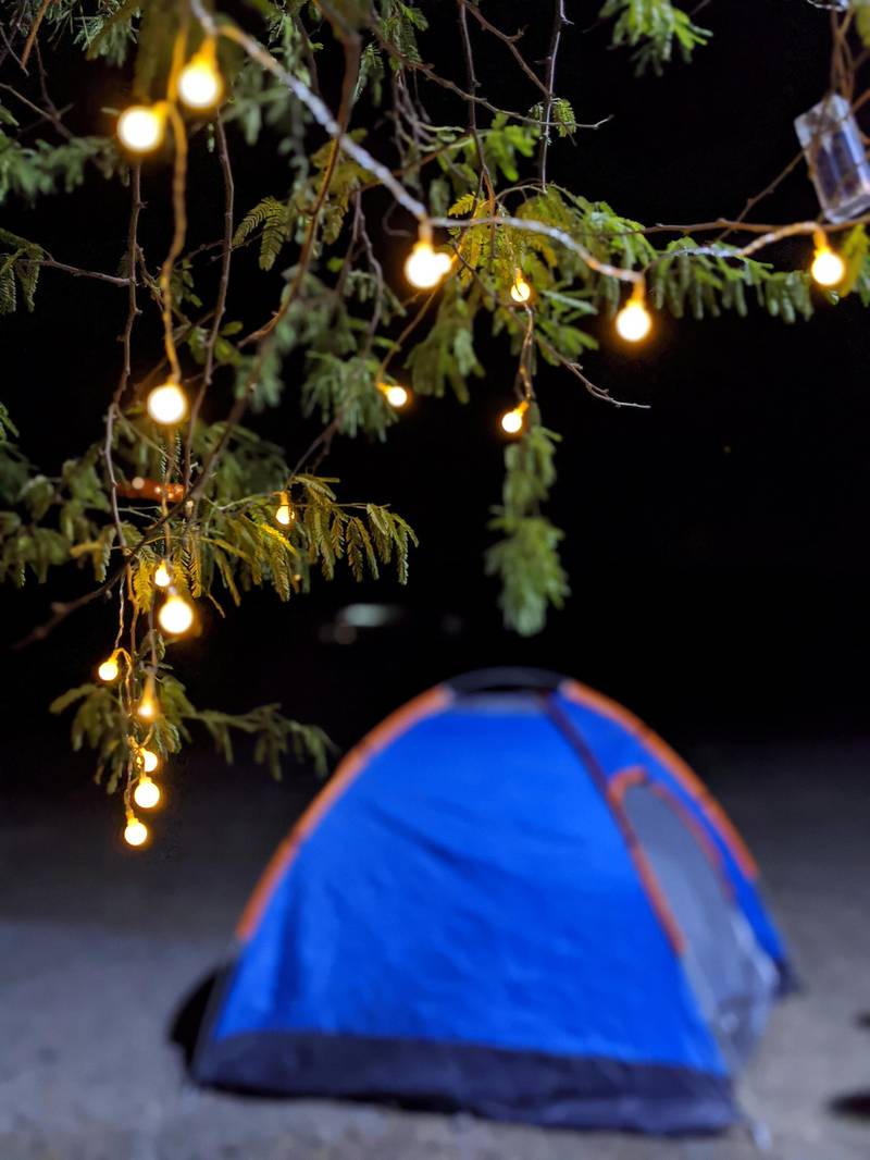 7. A camping trip across the UAE was another highlight in 2020. Courtesy Leen Alfaisal