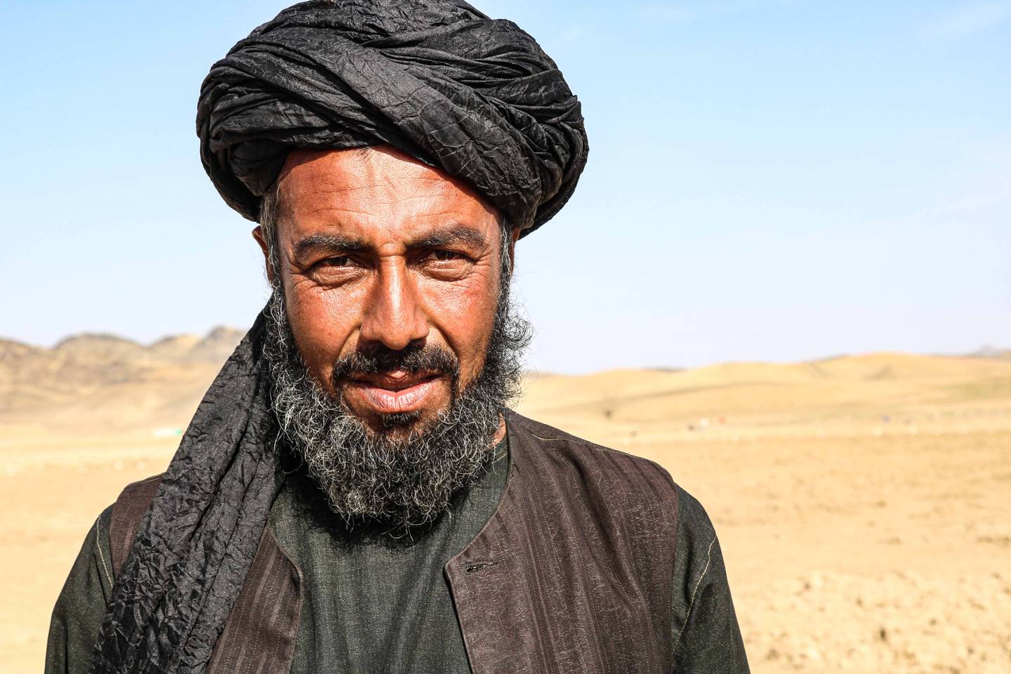 Petwayi village elder Agha Hamdullah is helpless in the face of the IED scourge. Photo: Halo Trust