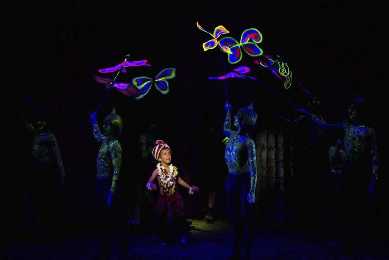 Actors perform during the rehearsal of Benjamin Britten’s opera ‘A Midsummer Night’s Dream’ in Valencia, Spain. Gustavo Grillo / EPA