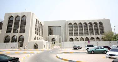 The UAE Central Bank. The country's economy is expected to grow 2.4% in 2021 and non-oil economy by 4%, according to the central bank on Thursday. Sammy Dallal / The National