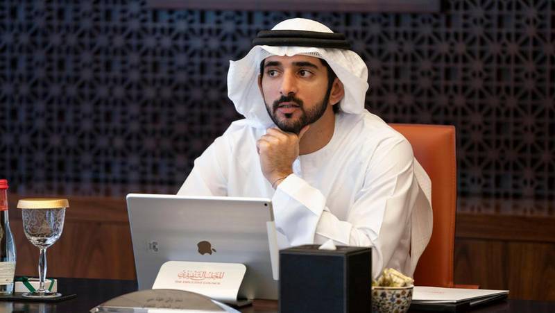 Sheikh Hamdan launching the Dubai Future Experts Programme in 2020