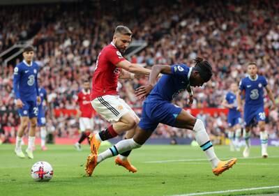 Luke Shaw – 6. United’s defence had problems in the first half and were much better organised in the second. A shame for Shaw that he went off injured at half time.  Getty